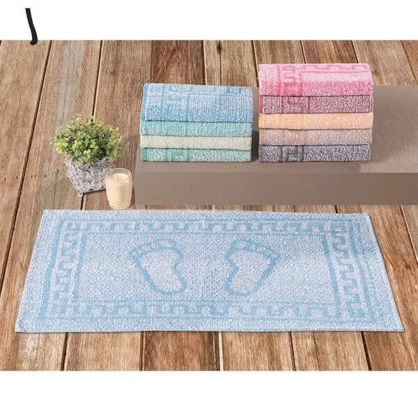 Kit 5 Tapetes Banheiro 100% Algodão 43x65cm