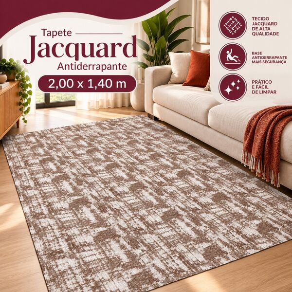 Tapete Sala Antiderrapante 2,00x1,40 Luxo